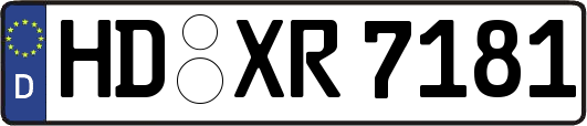 HD-XR7181