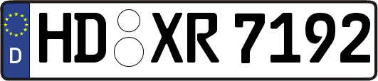 HD-XR7192