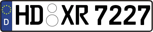 HD-XR7227
