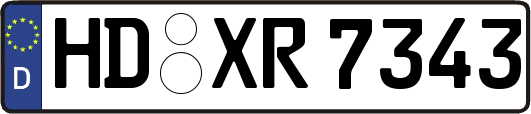 HD-XR7343