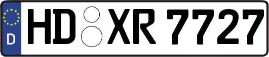 HD-XR7727