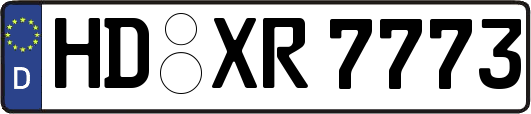 HD-XR7773