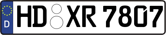 HD-XR7807