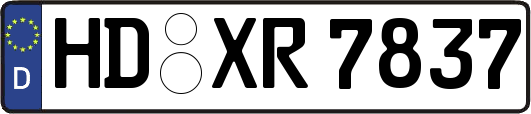HD-XR7837