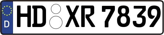 HD-XR7839