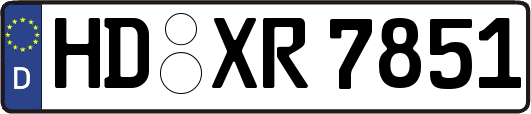 HD-XR7851