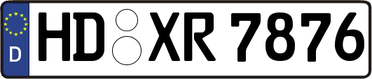 HD-XR7876