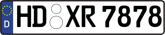 HD-XR7878