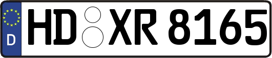 HD-XR8165