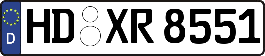 HD-XR8551