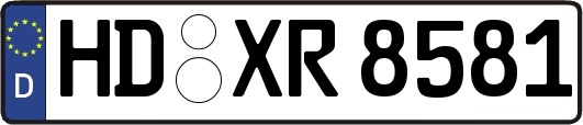 HD-XR8581