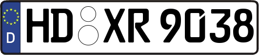HD-XR9038