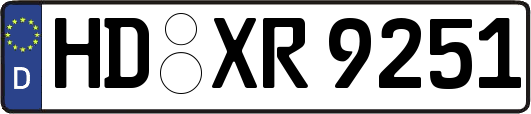 HD-XR9251