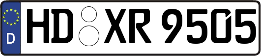 HD-XR9505