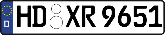HD-XR9651