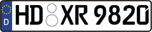 HD-XR9820