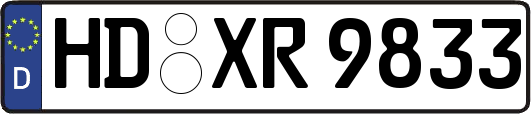 HD-XR9833