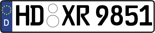 HD-XR9851