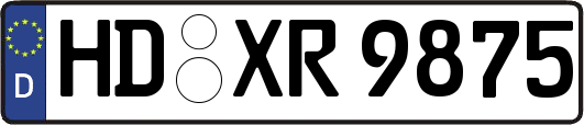 HD-XR9875