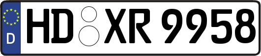 HD-XR9958