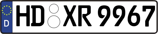 HD-XR9967