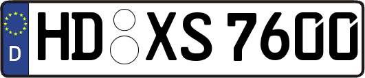 HD-XS7600