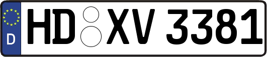 HD-XV3381