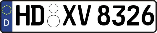 HD-XV8326