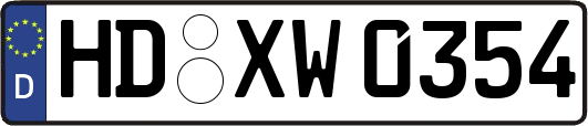 HD-XW0354