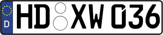 HD-XW036