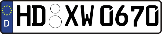 HD-XW0670
