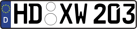 HD-XW203
