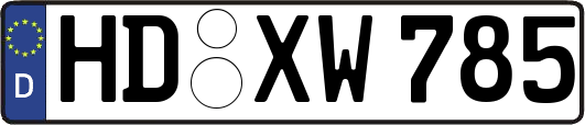 HD-XW785