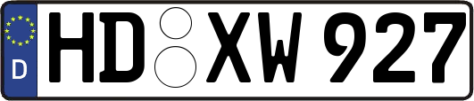 HD-XW927