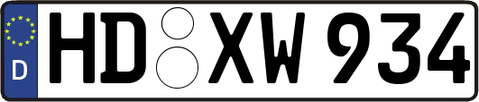 HD-XW934