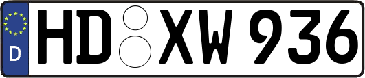 HD-XW936