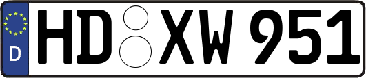 HD-XW951