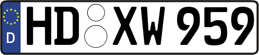 HD-XW959