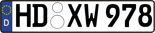 HD-XW978