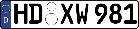 HD-XW981