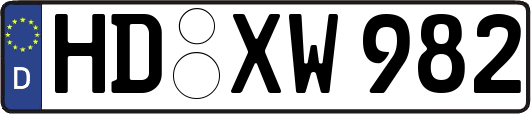 HD-XW982