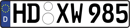 HD-XW985