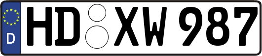 HD-XW987