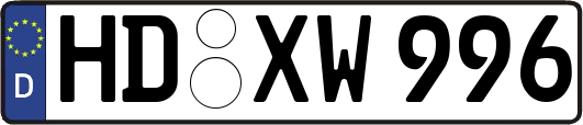 HD-XW996