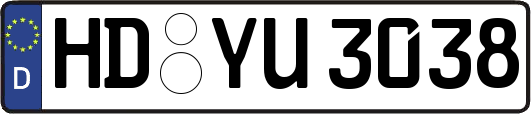 HD-YU3038