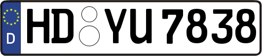 HD-YU7838