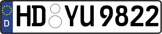 HD-YU9822