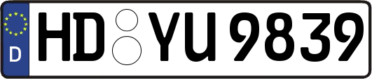 HD-YU9839