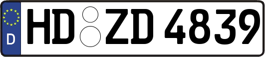 HD-ZD4839