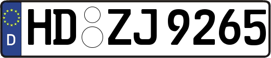 HD-ZJ9265